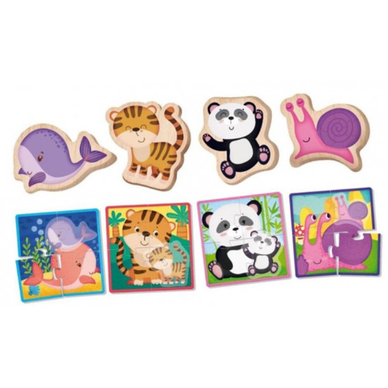 Montessori Wooden puzzle with animals