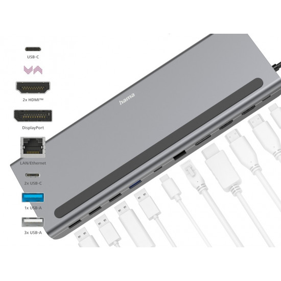 USB C docking station 10 ports