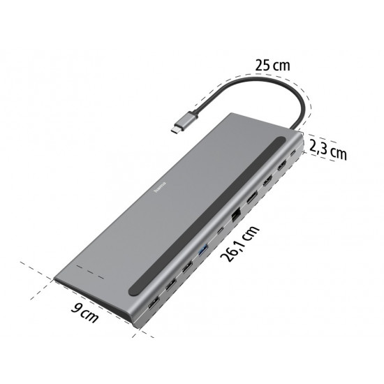 USB C docking station 10 ports