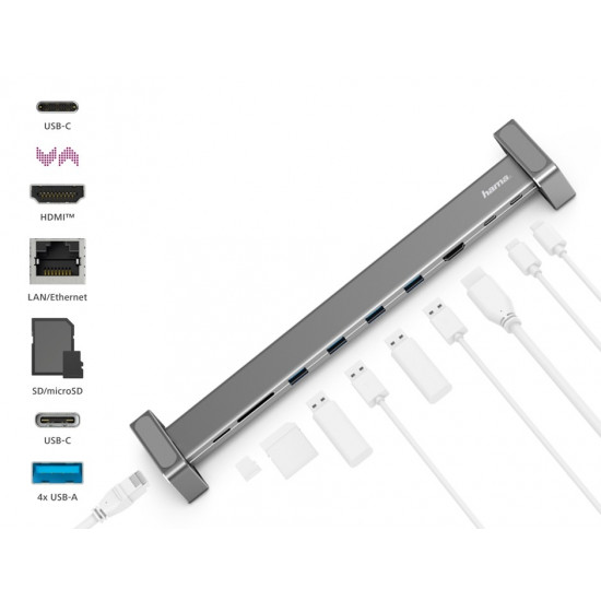 USB C docking station 9 ports