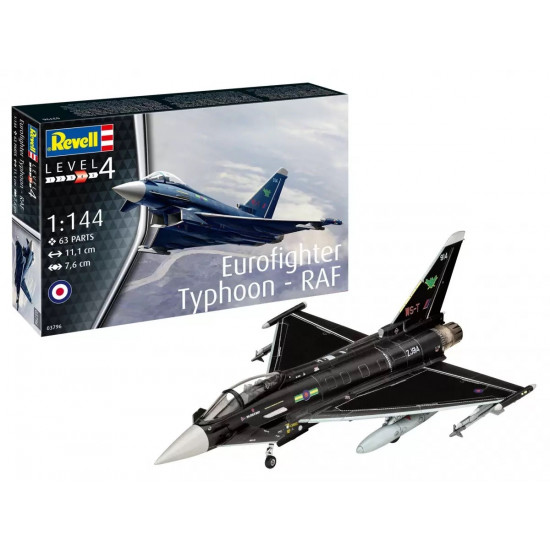 Plastic model Airplane Eurofighter Typhoon RAF 1/144