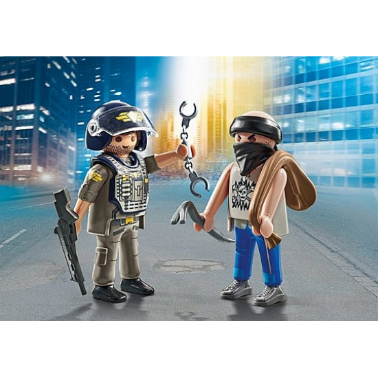 Figures set Duo Pack 71505 Tactical Police with Thief