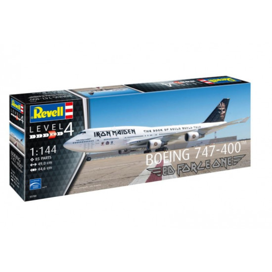 Plastic model Boeing 747-400 ED FORCEONE 1/144