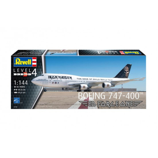 Plastic model Boeing 747-400 ED FORCEONE 1/144