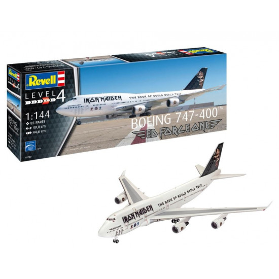 Plastic model Boeing 747-400 ED FORCEONE 1/144