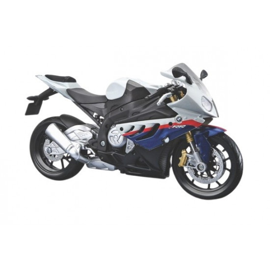 Metal model BMW S 1000 RR with stand 1/12