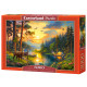 Puzzle 3000 elements Sunset over Forest River