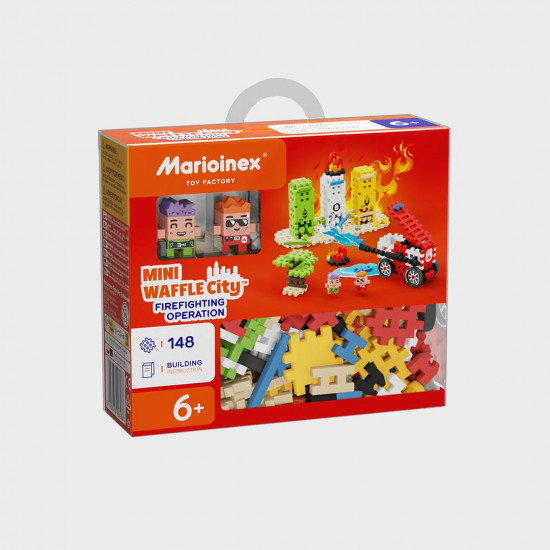 Blocks Waffle mini - Fire brigade operation 148 elements