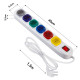 Power strip 6 outlets 1,5m MCE509 W 250VAC/10