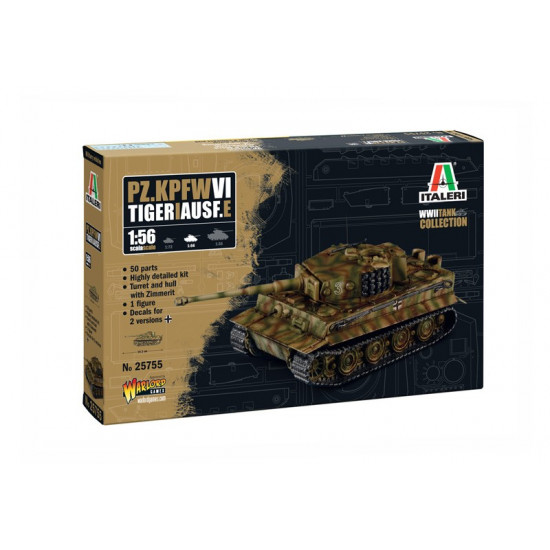 Plastic model Pz. kpfw. VI Tiger I 1/56