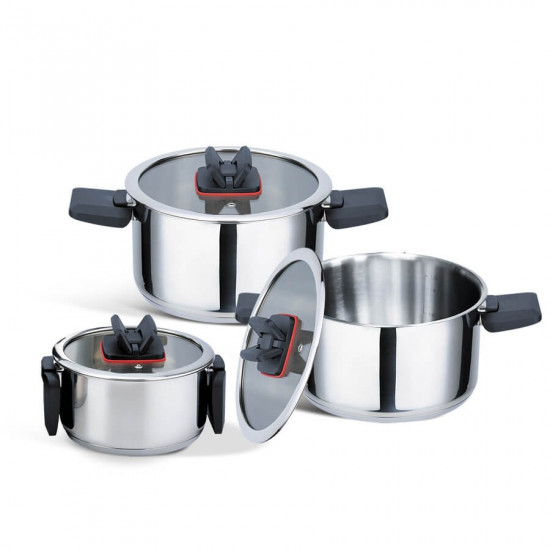 MAESTRO COOKWARE SET 6 pcs. 1,5l, 3,5l, 6,6l