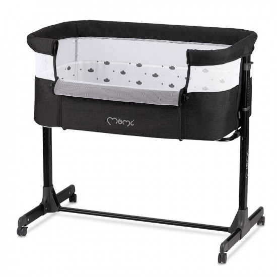 Baby cot REVO dark grey