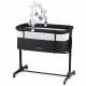 Baby cot REVO dark grey