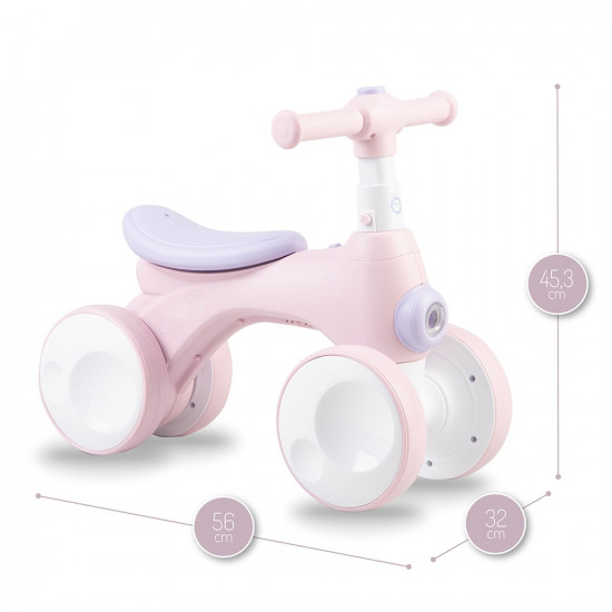 Bicycle rider TOBIS with bubble pink