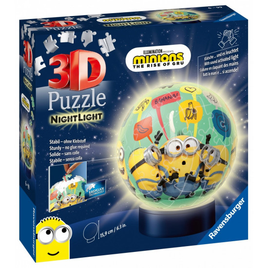 3D Puzzle Minions Glowing Ball