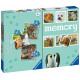 Puzzle 3in1 Small Animals memory game