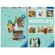 Puzzle 3in1 Small Animals memory game