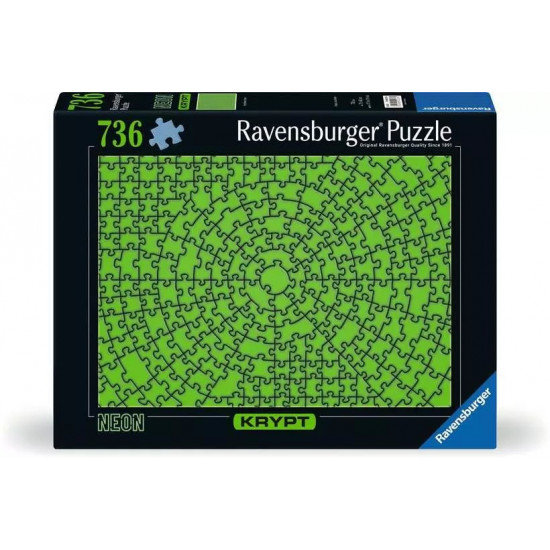 Puzzle 736 pieces Krypt Neon Green