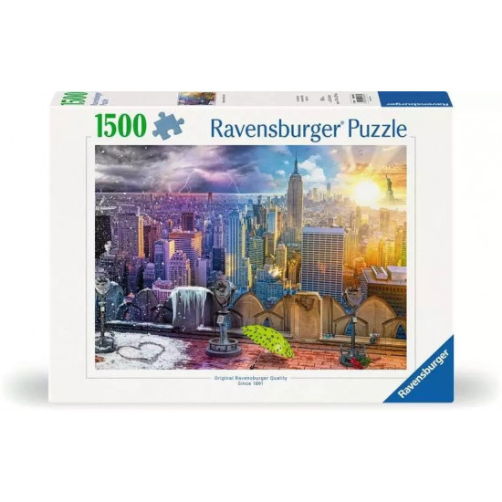 Puzzle 1500 pieces New York Summer and Winter