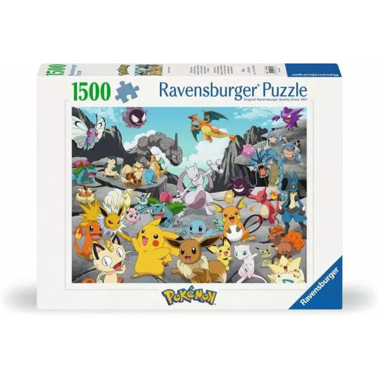 Puzzle 1500 pieces Pokemon Classic