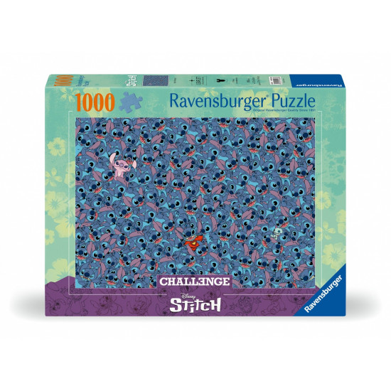 Puzzle 1000 pieces Stitch Chellenge