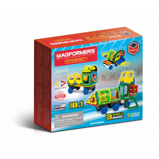 Magnetic blocks City Go Set 25 pieces