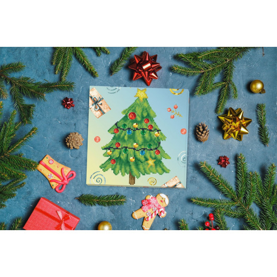 Set Diamond Dotz Merry Christmas Tree