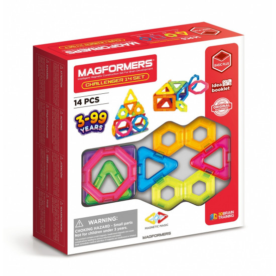 Magnetic blocks Challenger 14 pieces