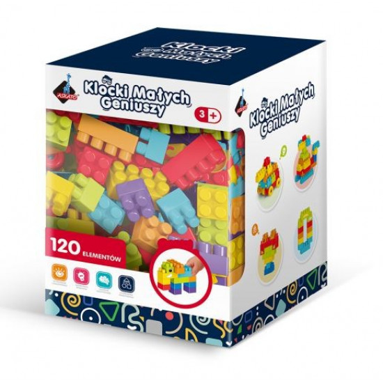 Little geniuses blocks 120 pcs.