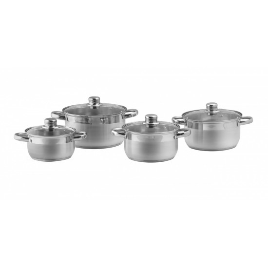 STAINLESS POT SET 8 ELE FAME