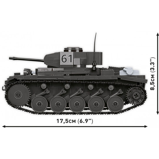 Blocks Tank Panzerkampfwagen II 813 blocks