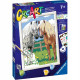 CreArt coloring book for children Happy Horses