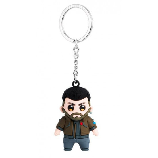 Merch Cyberpunk 2077 V-Male Good Loot 3D Keychain