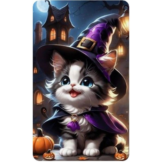 Diamond mosaic - Halloween Kitty