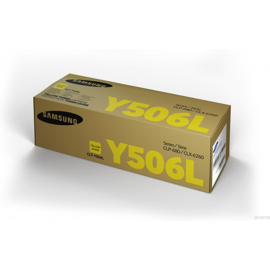 Samsung CLT-Y506L High Yield Yellow Original Toner Cartridge