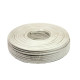 Telephone cable 4C stranded wire 100 meters, white