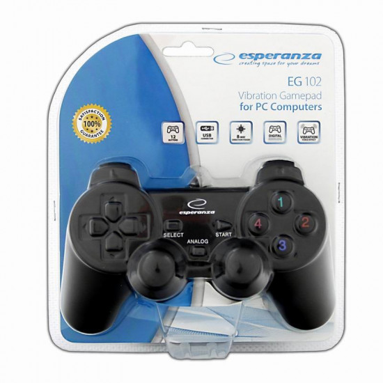 Gamepad with vibrations to the PC EG102