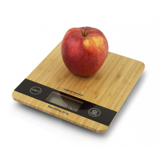 KITCHEN SCALE BAMBOO EKS005