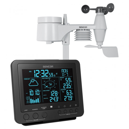 Weather station SWS 9700, Wys.PMVA TRUE COLOR 5.8 inches, 5in1