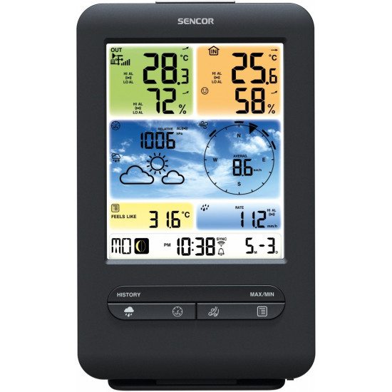 SENCOR SWS 9898 Wifi Profes. Weather Station