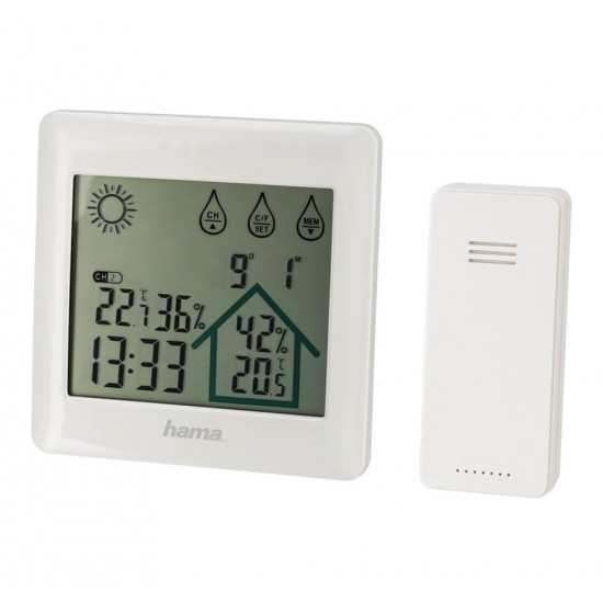 Weather station Hama Action white