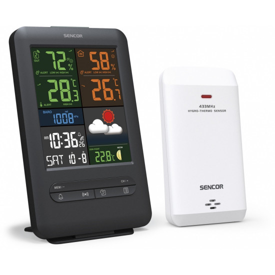 SENCOR SWS 7300 Weather station color