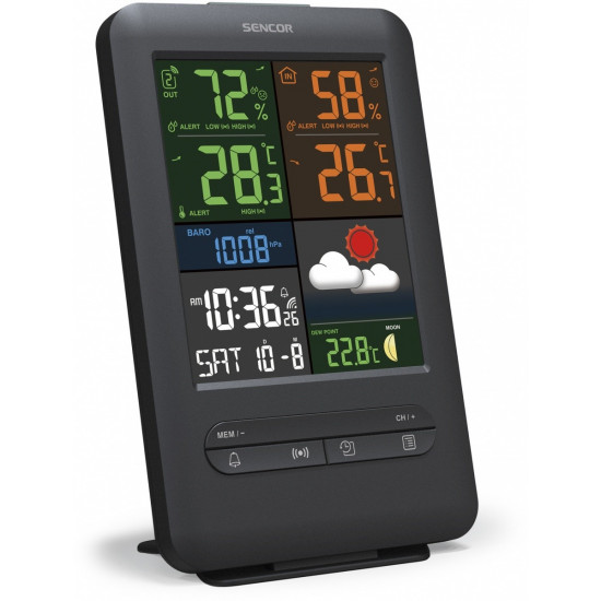 SENCOR SWS 7300 Weather station color