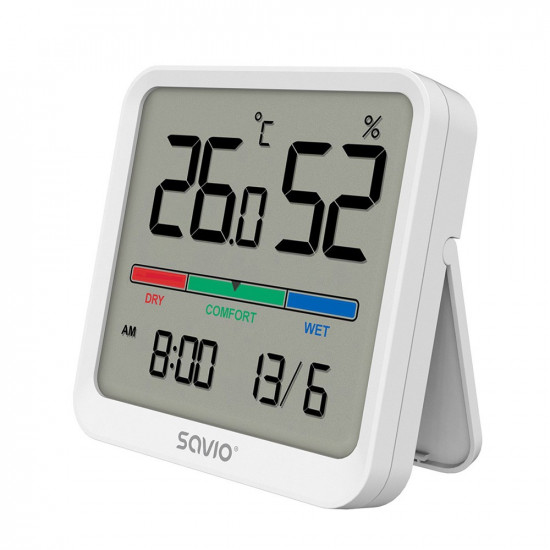 Temp./humidity sensor SAVIO CT-01/W white