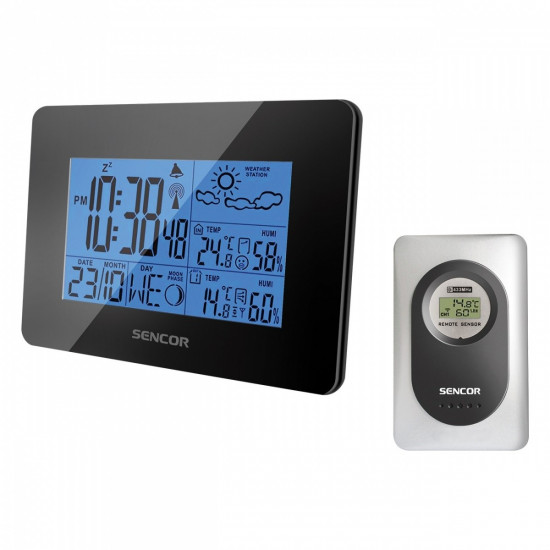 SENCOR SWS 50/51BK Weather station LED