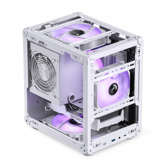 Jonsbo C6 Micro-ATX Case - white