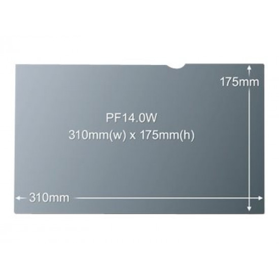 Lenovo | Laptop Privacy Filter from 3M fits 14.0 inch laptop | 309.905 x 0.533 x 174.447 mm