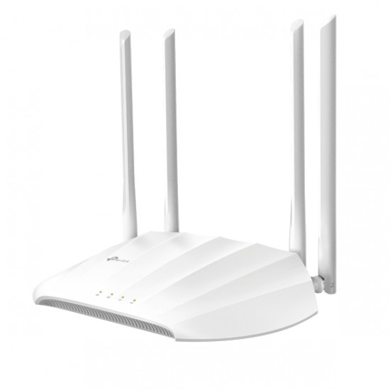 TP-LINK | Access Point | TL-WA1201 | 802.11ac | 2.4GHz/5 GHz | 300+867 Mbit/s | 10/100/1000 Mbit/s | Ethernet LAN (RJ-45) ports 1 | MU-MiMO Yes | no PoE | Antenna type 4 Fixed High Performance | No