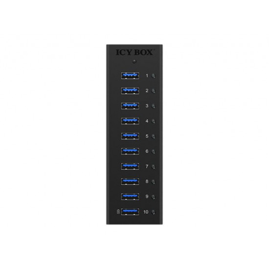 Raidsonic | 10 port USB 3.0 Hub | Icy Box IB-AC6110