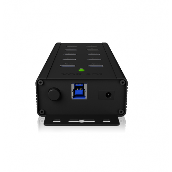 Raidsonic | 7-port Industrial hub | IB-HUB1703-QC3 | USB Type-A